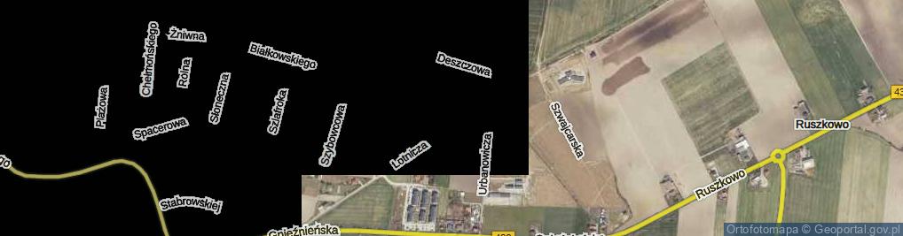Zdjęcie satelitarne Pilotów ul.